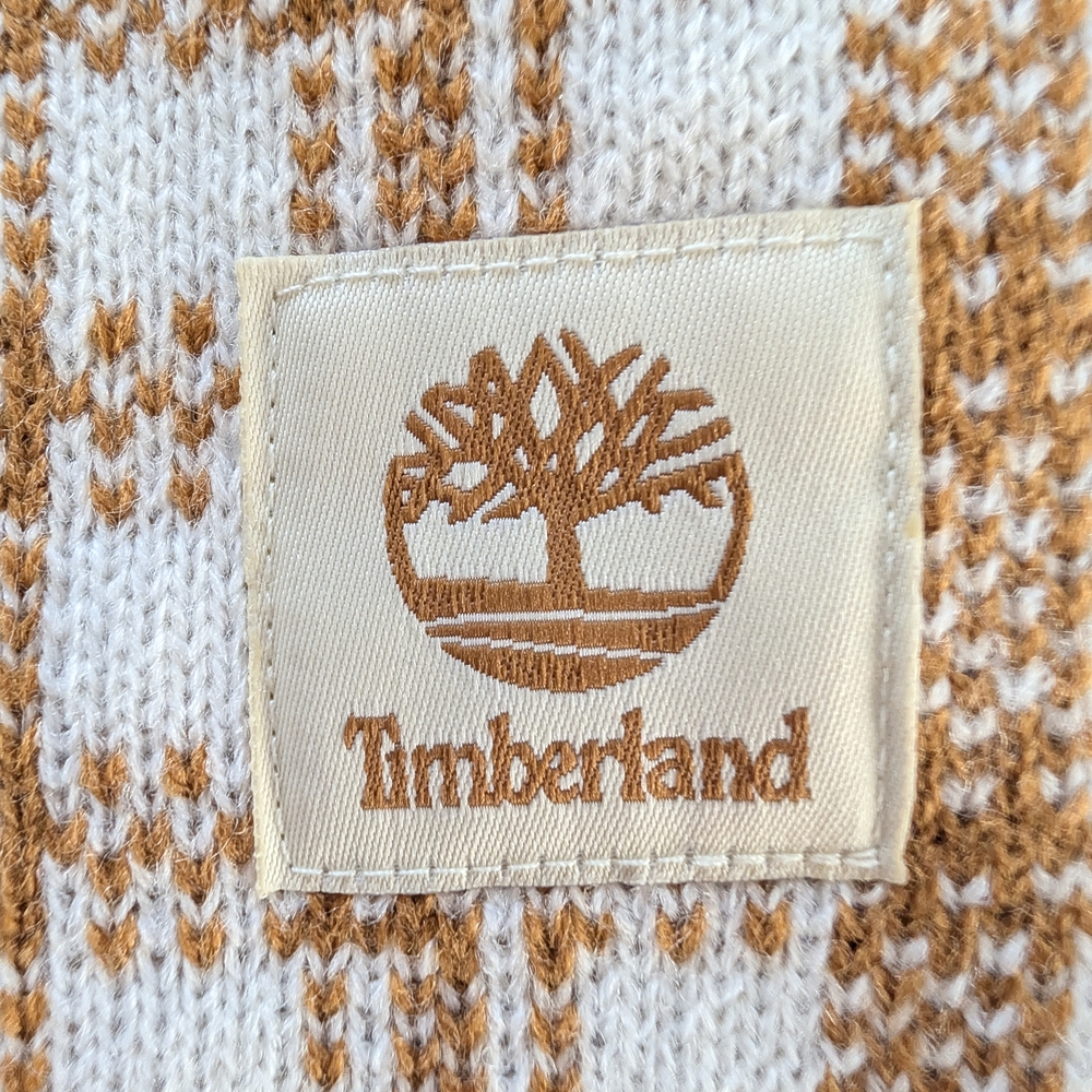Timberland Plaid Knit Scarf - Picture 3 of 5